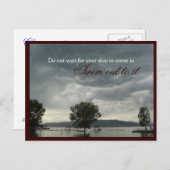 Nager Jusqu'À Elle Carte Postale Motivationnelle (Devant / Derrière)