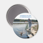 NAGER MON CHIEN MAGNET (Recto/Verso)