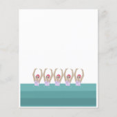 Nageuses Artistiques | Papier de conception de la  (Devant)