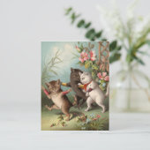 Naghty Cats briefkaart (Staand voorkant)