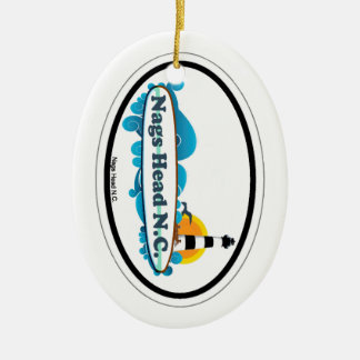 Nags Head. Keramisch Ornament