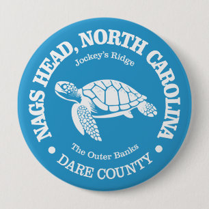 Nags Head (zeeen schildpad) Ronde Button 4,0 Cm