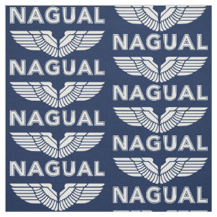 Nagual of Nahual met Eagle Wings tolerante macht.  Stof