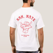 'Nah, maat' Surf T-shirt (Achterkant)