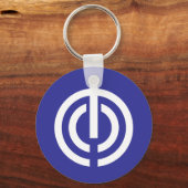 Naha, Okinawa, Japanse vlag Sleutelhanger (Voorkant)