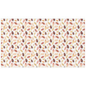 Naherfst fall Leaves Terracotta Brown Boho Pattern Tafelkleed (Voorkant (Horizontaal))