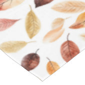 Naherfst fall Leaves Terracotta Brown Boho Pattern Tafelkleed (Gekanteld)