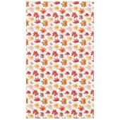 Naherfst fall Leaves Terracotta Brown Boho Pattern Tafelkleed (Voorkant)