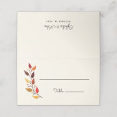 Naherfstbijkantoor Fall Wedding (Buitenkant ongevouwen)