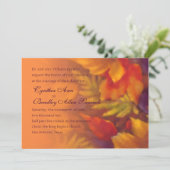 Naherfstbruiloft met valleien kaart (Staand voorkant)