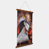 Naherfstdame Hanging Tapestry - schilderen Hangend Wandkleed (Gebogen)