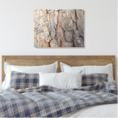 Naherfstpatronen Herfst boomschors Canvas Afdruk (Insitu (Slaapkamer))