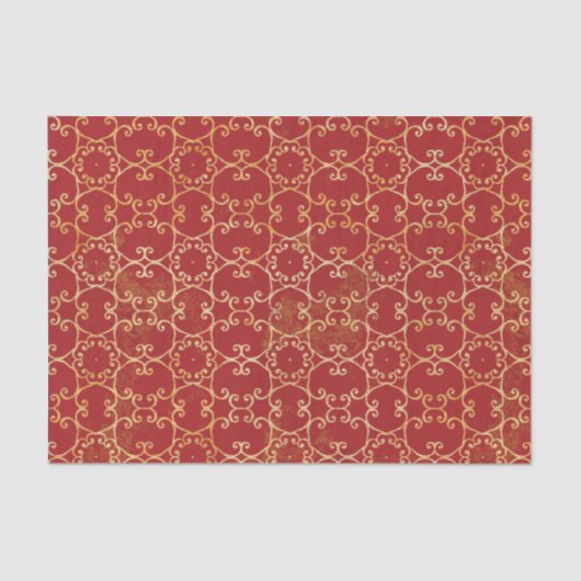 Naherfstrolpatroon Tissuepapier (Voorkant)