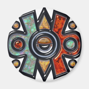 Nahui Ollin Koelkast Magneet