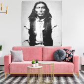 Naiche (d.1874) Chief of the Chiricahua Apaches of Canvas Afdruk (Insitu (Woonkamer))