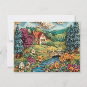 NAÏEVE kunst ansichtkaart Briefkaart