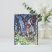 Naight Blooming Post Card Briefkaart (Staand voorkant)