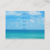 Naiharn Beach, Phuket Island Visitekaartje (Achterkant)