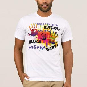 Naija jurent le T-shirt de mots