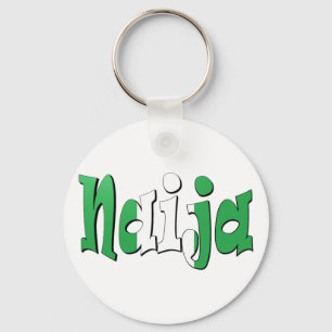 Naija (vlag van Nigeria) Sleutelhanger