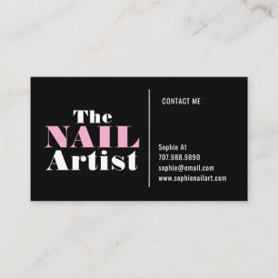 Nail Art Artist Visitekaartje