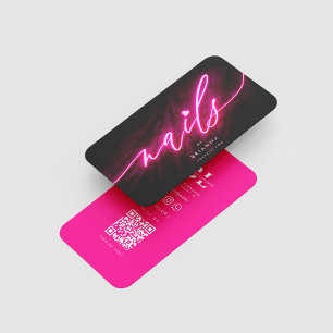 Nail Art Beauty Salon Manicure Specialist Visitekaartje