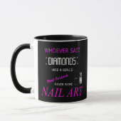 Nail Art est mon meilleur ami 11 oz Combo Mug (Gauche)