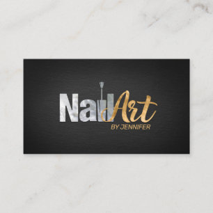 Nail Art Logo met benoeming Visitekaartje