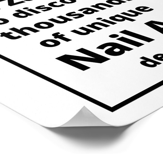 Nail Art Poster (Hoek)