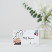 Nail Art Studio Visitekaartje (Staand voorkant)