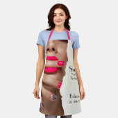 Nail Art Technician bewerkbaar Schort (Gedragen)