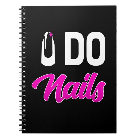 Nail Artist Do Nails Notitieboek (Voorkant)