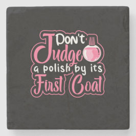 Nail Artist First Coat Stenen Onderzetter