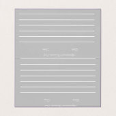 Nail Artist Glow Script Hand Drawn Appointing Visitekaartjes (Binnenkant ongevouwen)