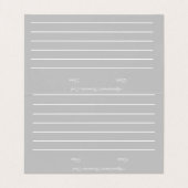 Nail Artist Glow Script Hand Drawn Appointing Visitekaartjes (Binnenkant ongevouwen)