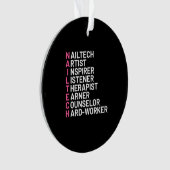 Nail Artist Inspiron Ornament (voorkant)