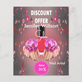 Nail Artist Salon Flyer