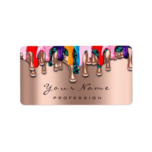 Nail Artist Studio bestuurt Roos Wax Epilation Ski Etiket (Voorkant)