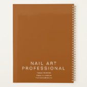 Nail Artist Tattoo Hand Art Appointer Planner (Achterkant)