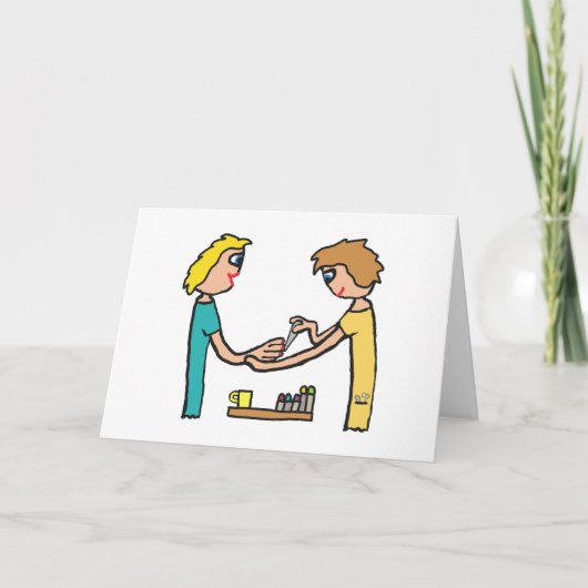 Nail Bar Salon-technicus Kaart (Voorkant)