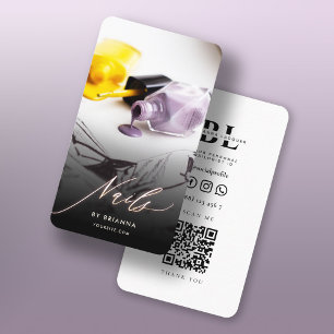 Nail Beauty Salon Manicure Specialist Visitekaartje