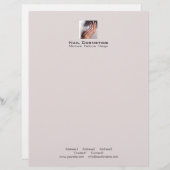 Nail Cosmetics 1 - Letterhead Briefhoofd Sjabloon (Voorkant / Achterkant)