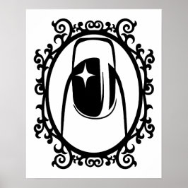 Nail Design is een kunstvorm Poster