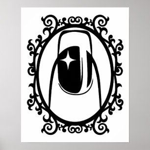 Nail Design is een kunstvorm Poster