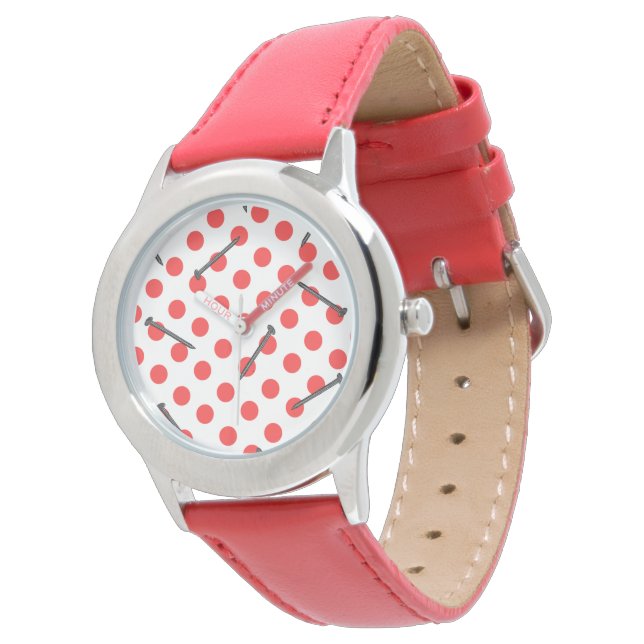 Nail en Dot Pattern Horloge (Gekanteld)
