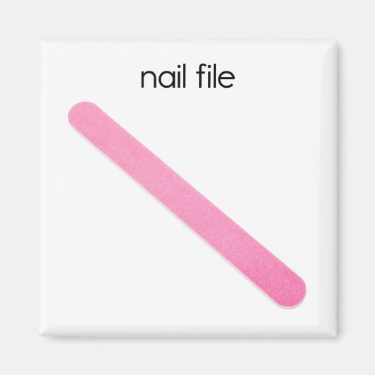 Nail File Refkoelkast Magnet Magneet (Voorkant)