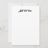 Nail Hustler Leopard Animal Invitation Kaart (Achterkant)