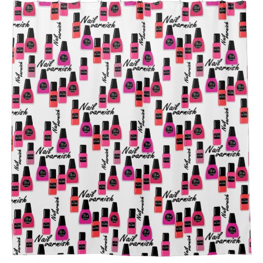 Nail Pools Douchegordijn (Voorkant)