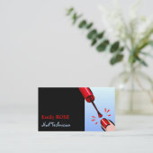 Nail-Pools, Nail-technicus Visitekaartje (Staand voorkant)