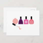 Nail Poolse flessen Briefkaart (Voorkant / Achterkant)